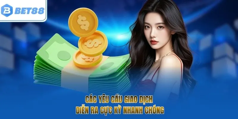 Các yêu cầu giao dịch diễn ra cực kỳ nhanh chóng