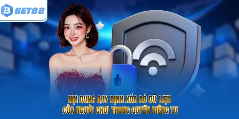 Nội dung quy định xóa bỏ dữ liệu của người chơi trong quyền riêng tư