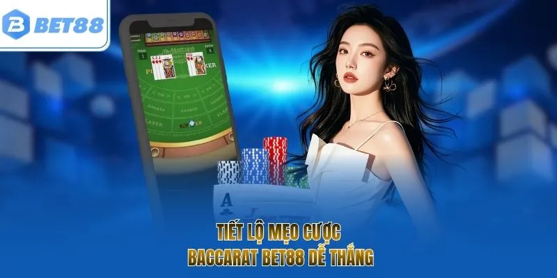 Tiết lộ mẹo cược Baccarat BET88 dễ thắng